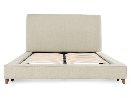 Tate Oatmeal Queen Bed - Ornate Home