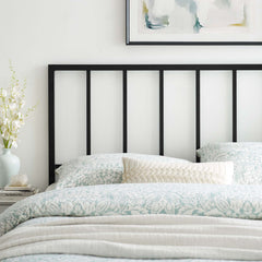Tatum Black Metal King Headboard - Ornate Home