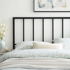Tatum Black Metal Twin Headboard - Ornate Home