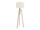 Tatum Brown/White Floor Lamp - Ornate Home
