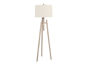 Tatum Brown/White Floor Lamp - Ornate Home