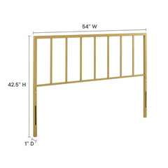 Tatum Gold Metal Full Headboard - Ornate Home