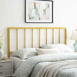 Tatum Gold Metal King Headboard - Ornate Home