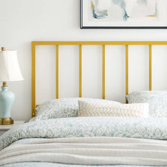 Tatum Gold Queen Headboard - Ornate Home