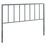 Tatum Gray Metal Full Headboard - Ornate Home