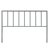 Tatum Gray Metal Full Headboard - Ornate Home