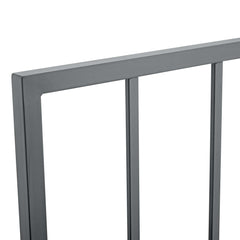 Tatum Gray Metal Full Headboard - Ornate Home