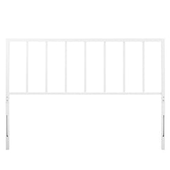 Tatum White Metal King Headboard - Ornate Home