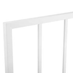 Tatum White Metal Twin Headboard - Ornate Home