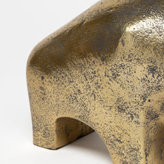Tauro Gold Cast Aluminum Raging Bull