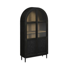 Taurus Flat Black Bookcase - Ornate Home