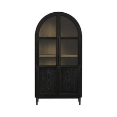 Taurus Flat Black Bookcase - Ornate Home