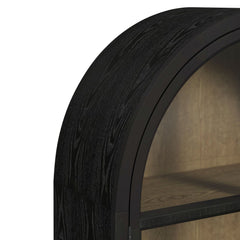 Taurus Flat Black Bookcase - Ornate Home