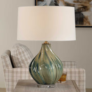 Tausha Green Table Lamp - Ornate Home