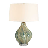 Tausha Green Table Lamp - Ornate Home