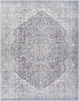 Tavas Blue Persian Style Washable Rug - Clearance - Ornate Home