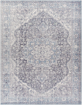 Tavas Blue Persian Style Washable Rug - Clearance - Ornate Home
