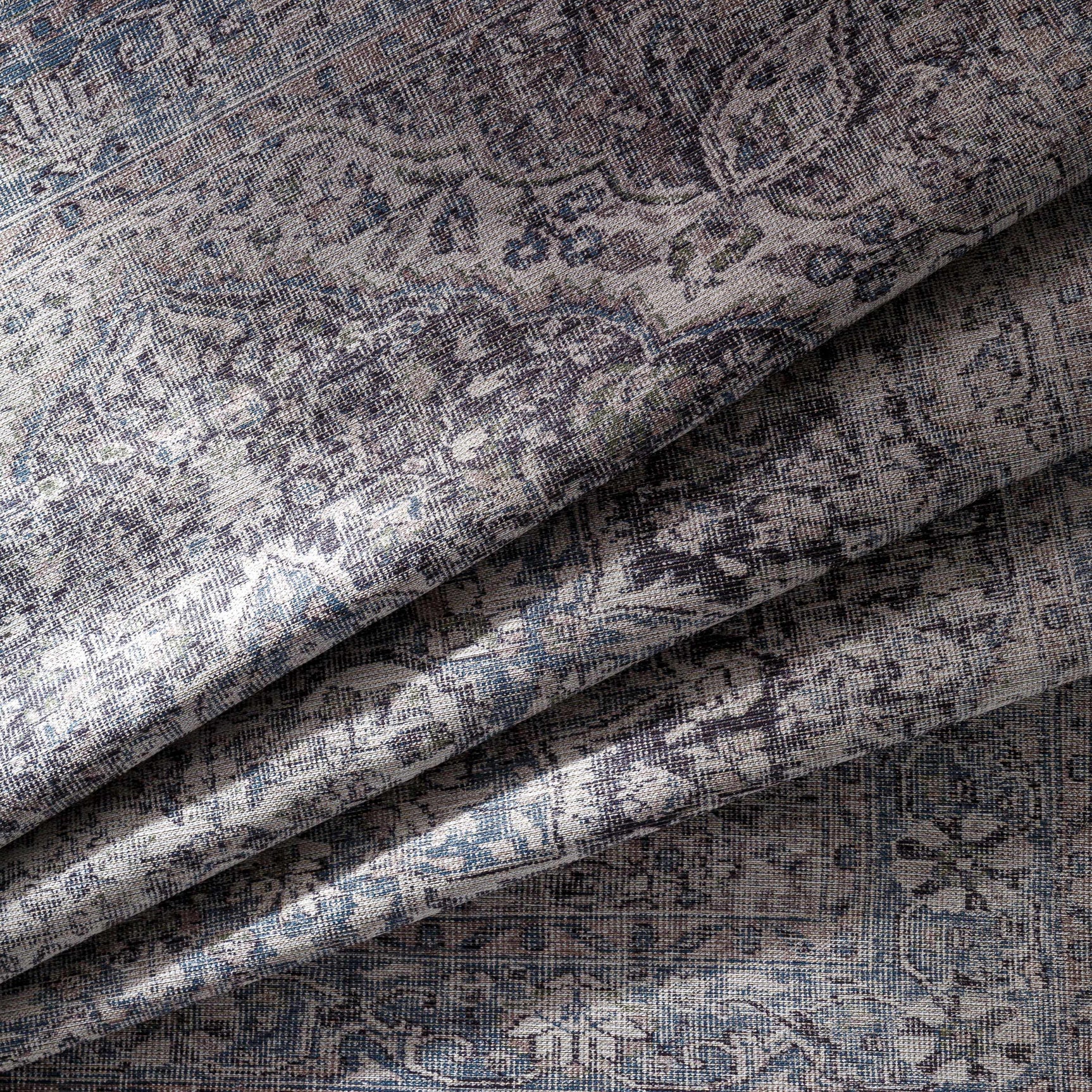 Tavas Blue Persian Style Washable Rug - Clearance - Ornate Home