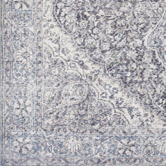Tavas Blue Persian Style Washable Rug - Clearance - Ornate Home
