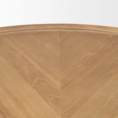 Tavi Medium Brown Round Coffee Table - Ornate Home