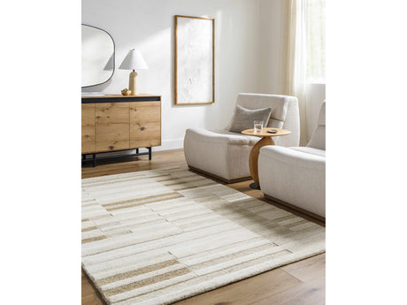 Tavia Broken-Striped Area Rug - Ornate Home