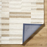 Tavia Broken-Striped Area Rug - Ornate Home