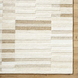 Tavia Broken-Striped Area Rug - Ornate Home