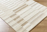 Tavia Broken-Striped Area Rug - Ornate Home