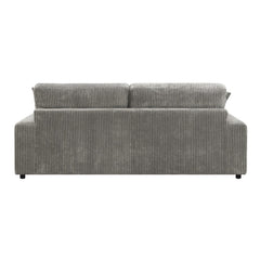 Tavia Gray Sectional Sofa W/6 Pillows - Ornate Home