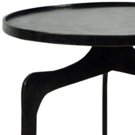 Tawnton Antique Black Side Table - Ornate Home