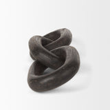 Tayla Black-Brown Large Wood Chain Link - Ornate Home