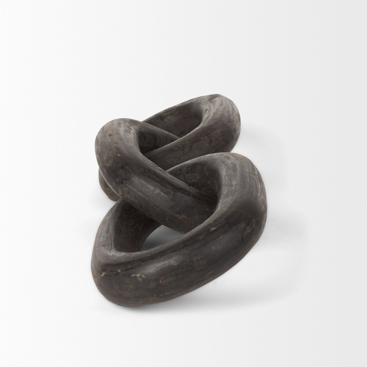 Tayla Black-Brown Large Wood Chain Link - Ornate Home
