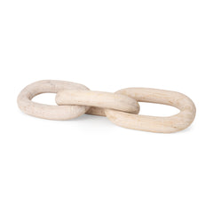 Tayla Blonde Large Wood Chain Link