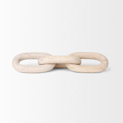 Tayla Blonde Large Wood Chain Link