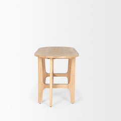 Taylin Light Brown Solid Wood Desk - Ornate Home