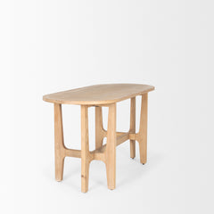 Taylin Light Brown Solid Wood Desk - Ornate Home