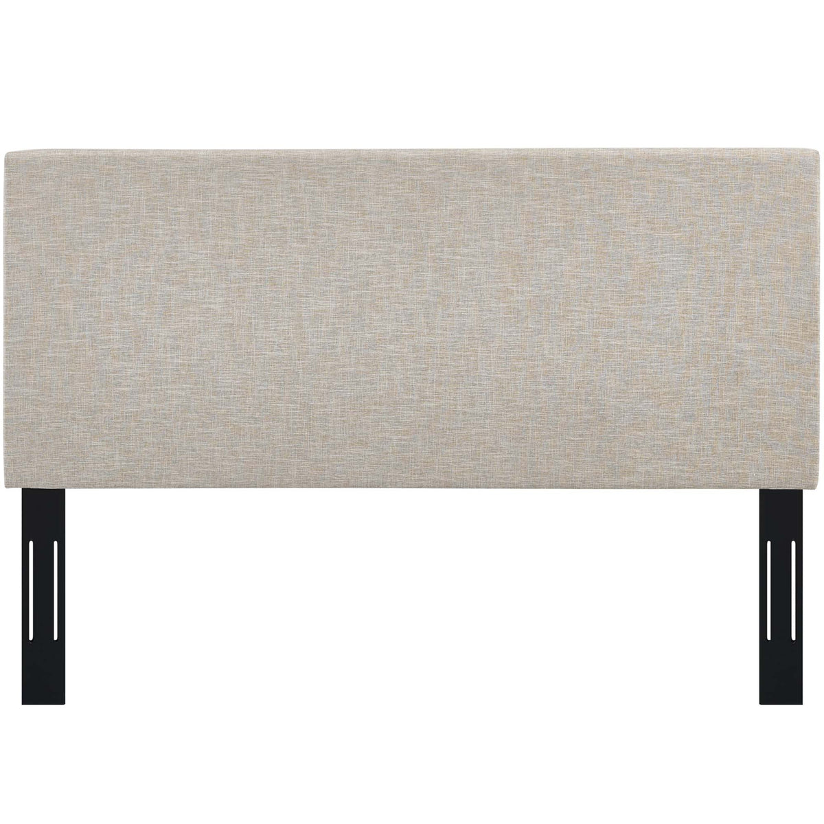 Taylor Beige Upholstered Linen Fabric Full / Queen Headboard - Ornate Home
