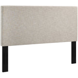 Taylor Beige Upholstered Linen Fabric King and California King Headboard - Ornate Home