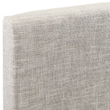 Taylor Beige Upholstered Linen Fabric King and California King Headboard - Ornate Home