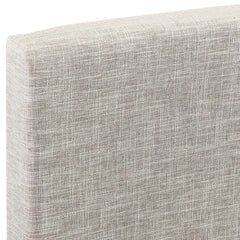 Taylor Beige Upholstered Linen Fabric King and California King Headboard - Ornate Home