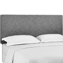 Taylor Light Gray Upholstered Linen Fabric Full / Queen Headboard - Ornate Home