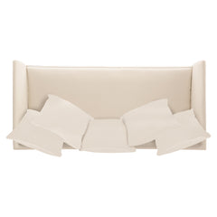Taylor White/Cream Outdoor Sofa - Ornate Home
