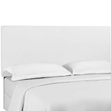 Taylor White Upholstered Linen Fabric King and California King Headboard - Ornate Home