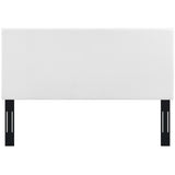 Taylor White Upholstered Linen Fabric King and California King Headboard - Ornate Home