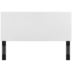 Taylor White Upholstered Linen Fabric King and California King Headboard - Ornate Home