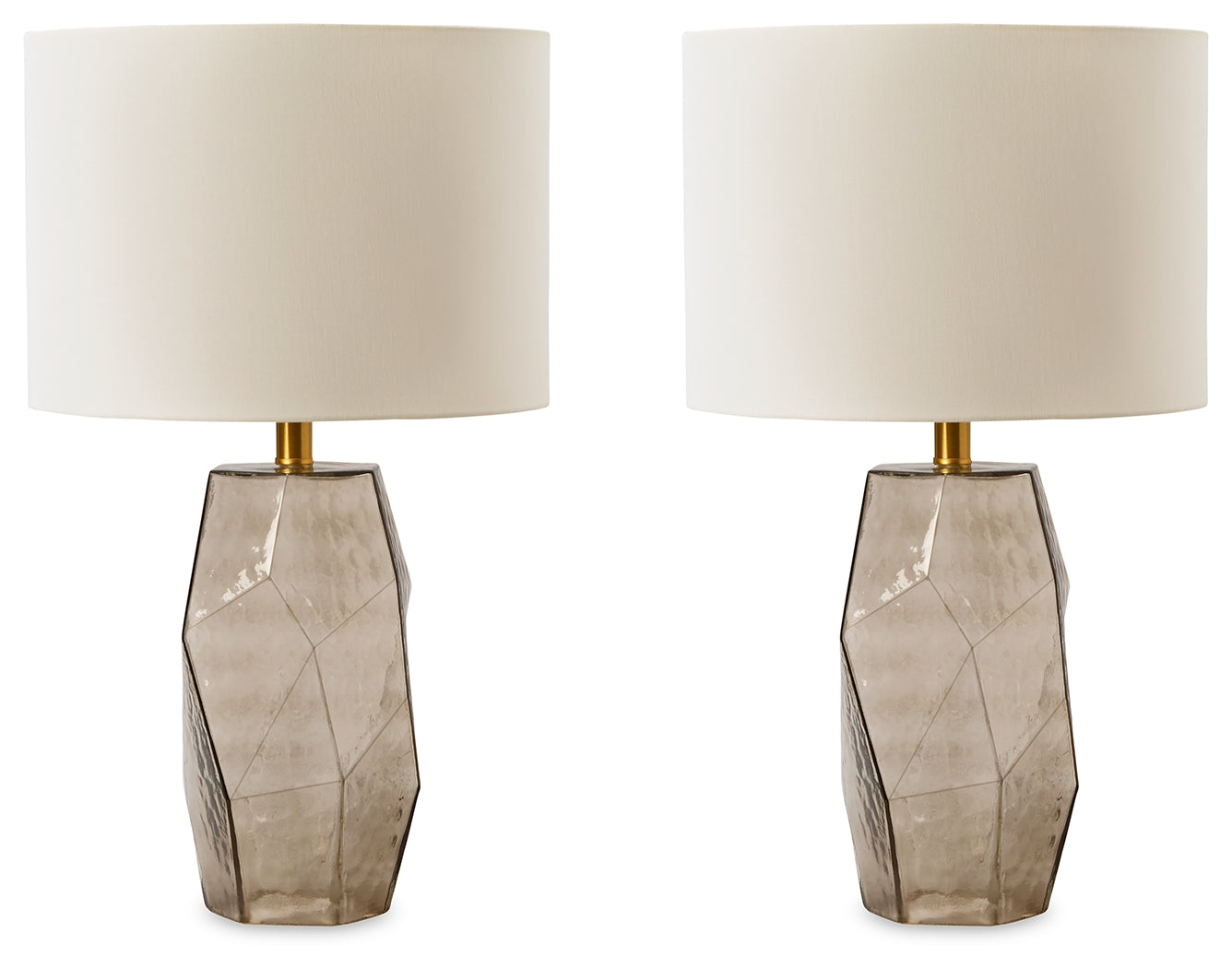 Taylow Gray Table Lamp (Set of 2) - Ornate Home