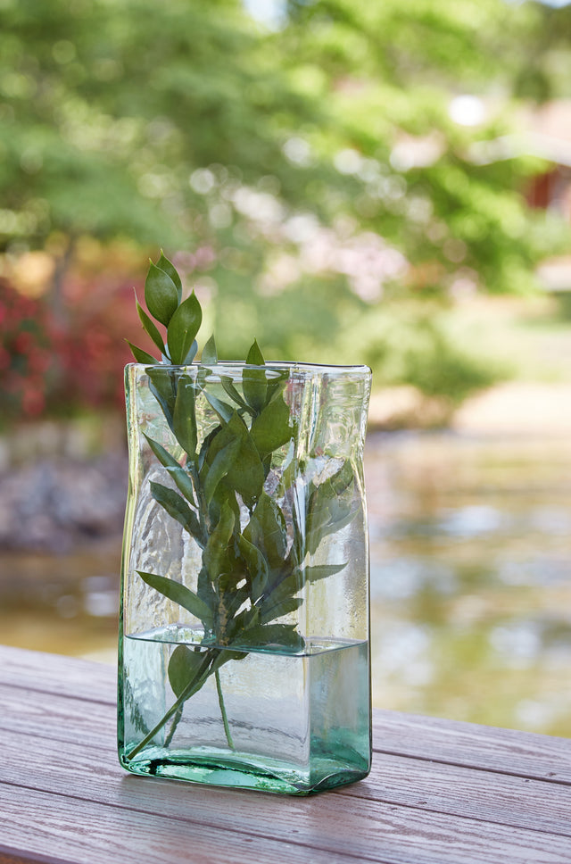 Taylow Green Tall Vase - Ornate Home