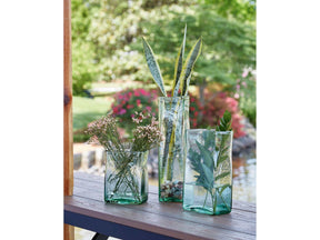 Taylow Green Vase (Set of 3) (Online Special Price) - Ornate Home