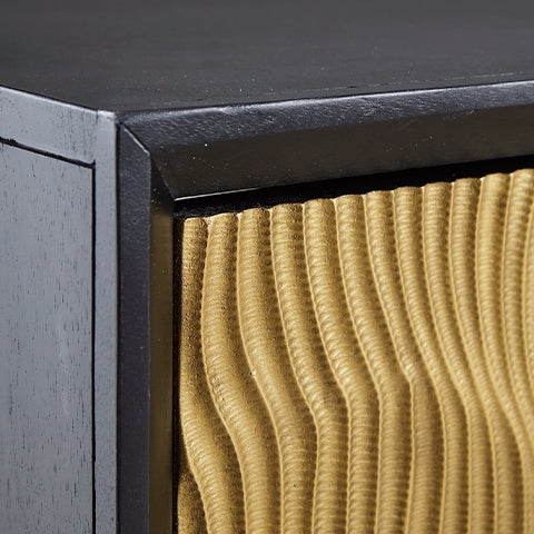 Tayner Black/Gold Finish Accent Cabinet (Online Special Price) - Ornate Home