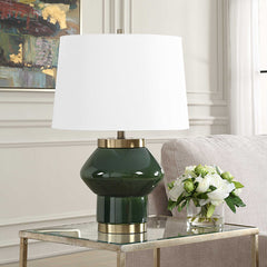 Tayson Jade Green Table Lamp - Ornate Home